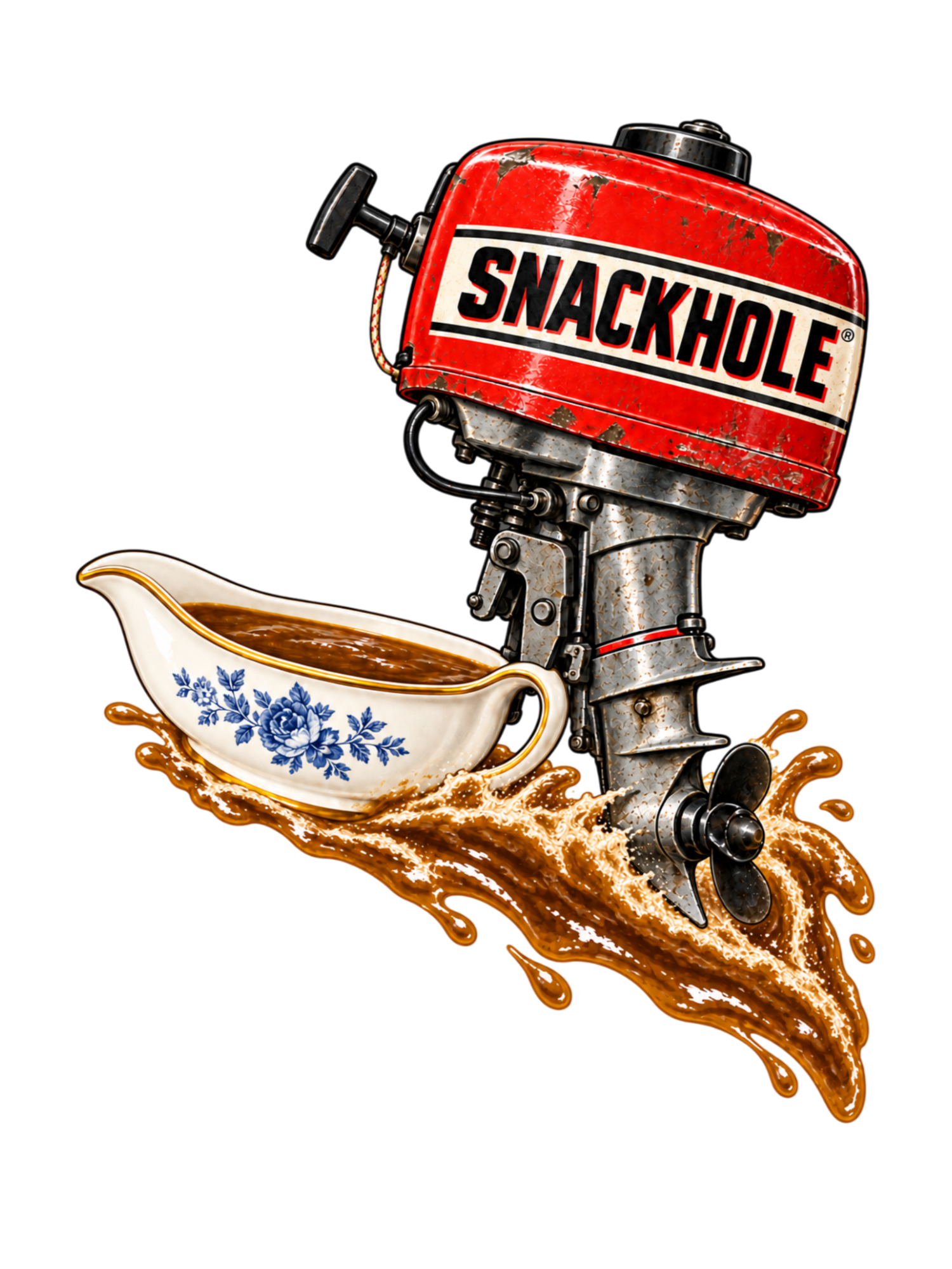 Print artwork for Outboard gravy