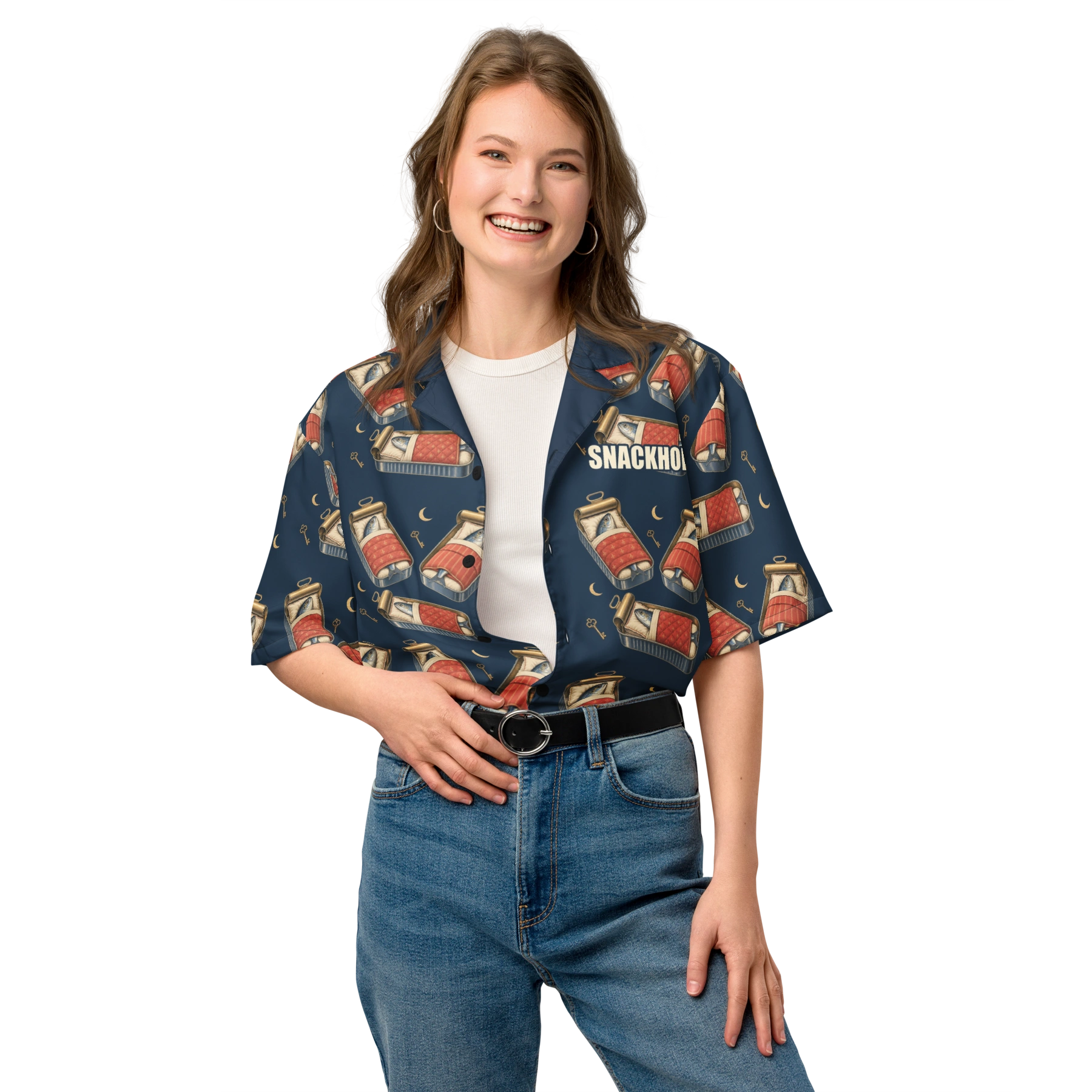 Sardine Sleepover — Resort Shirt