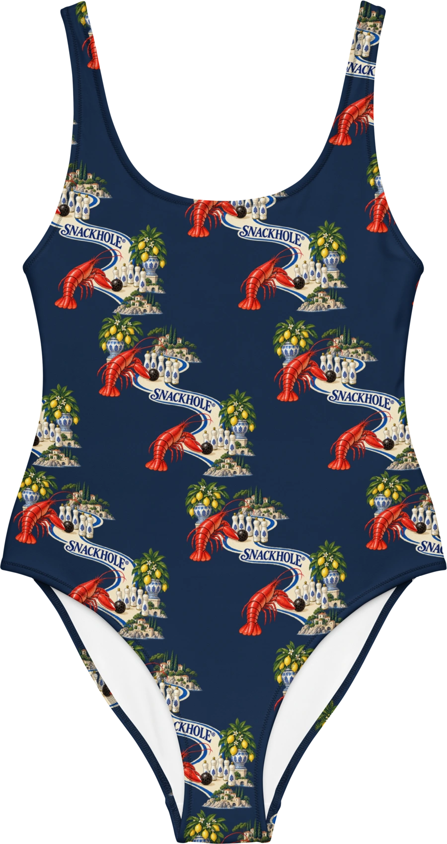 Lobster Lanes — One-Piece — Front