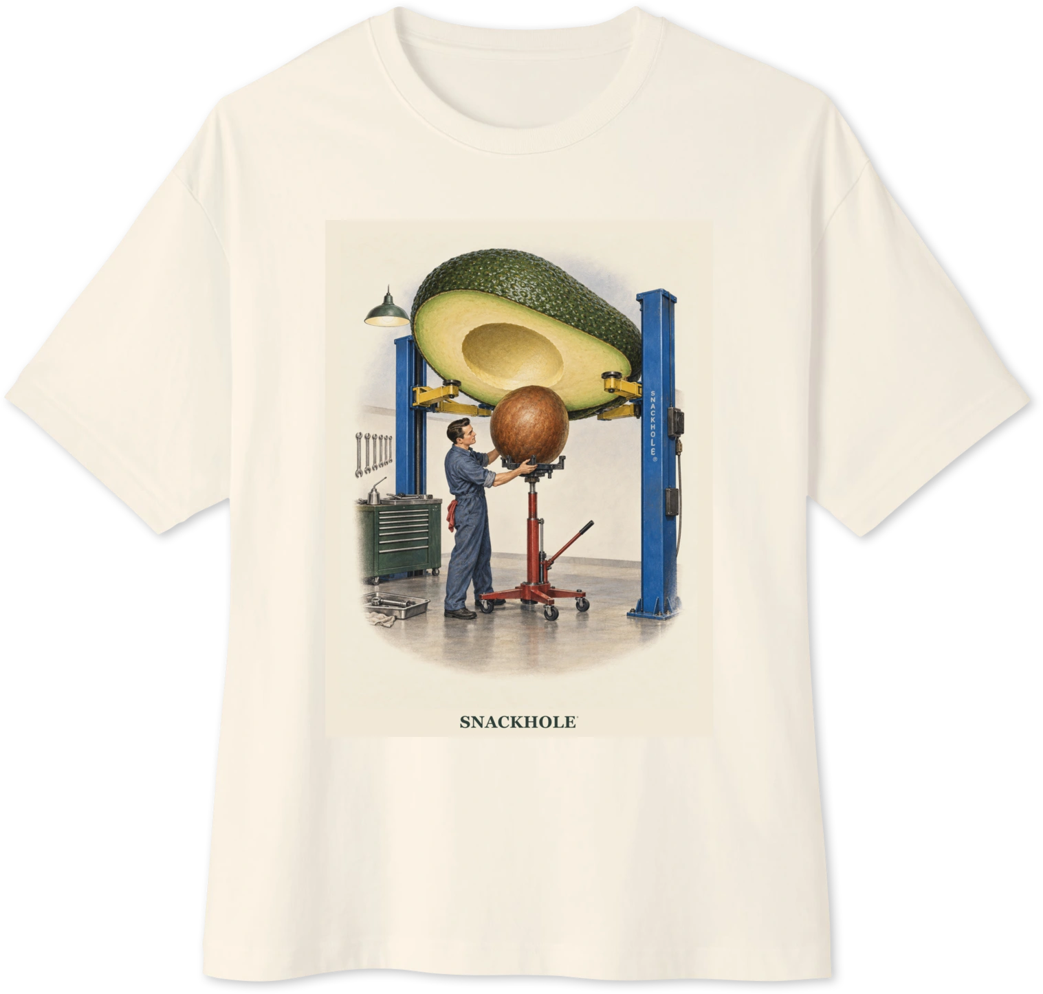 Body Work — Soft Cotton Boxy Tee — Front