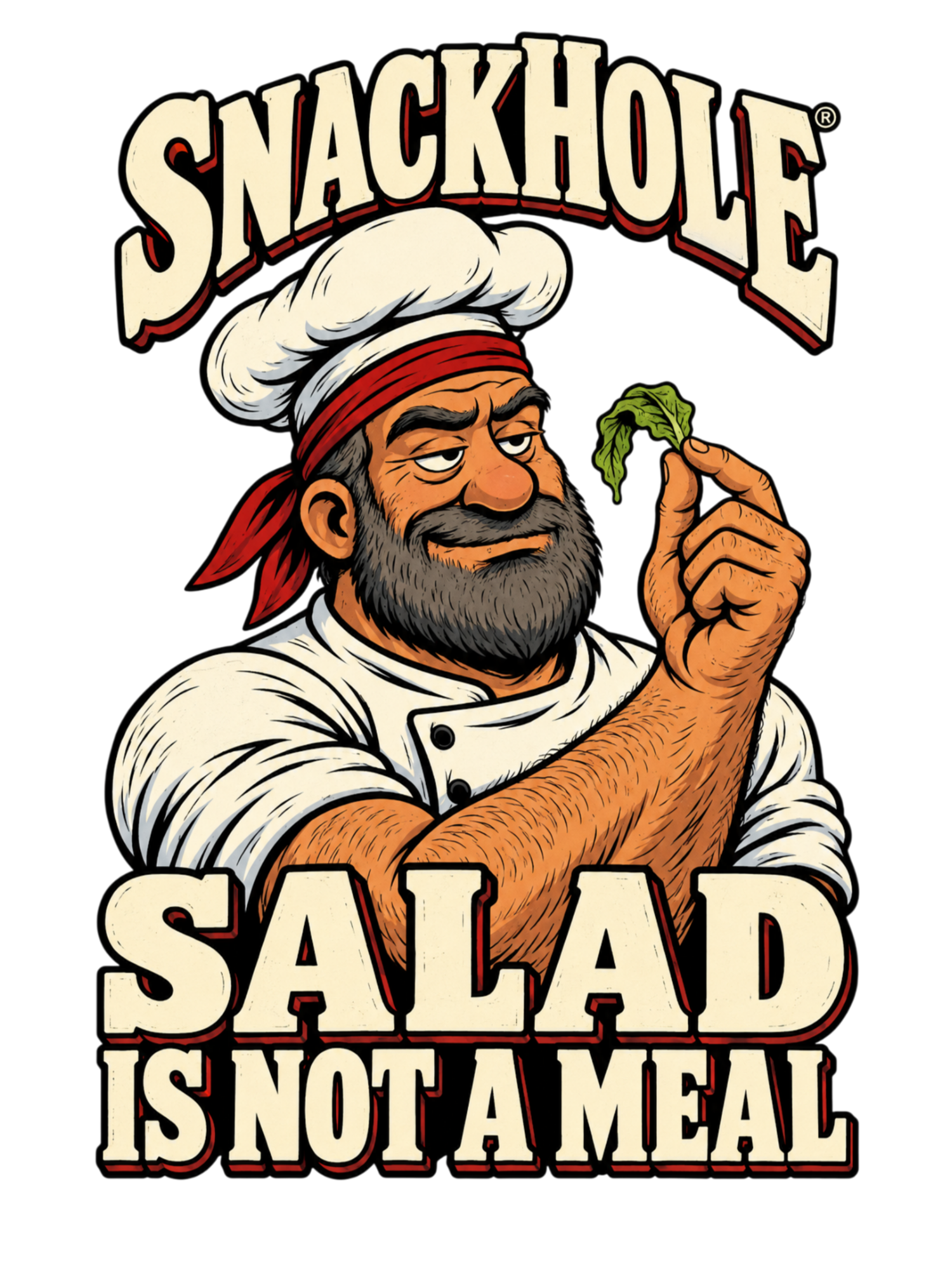 Print artwork for SALAD IS NOT A MEAL