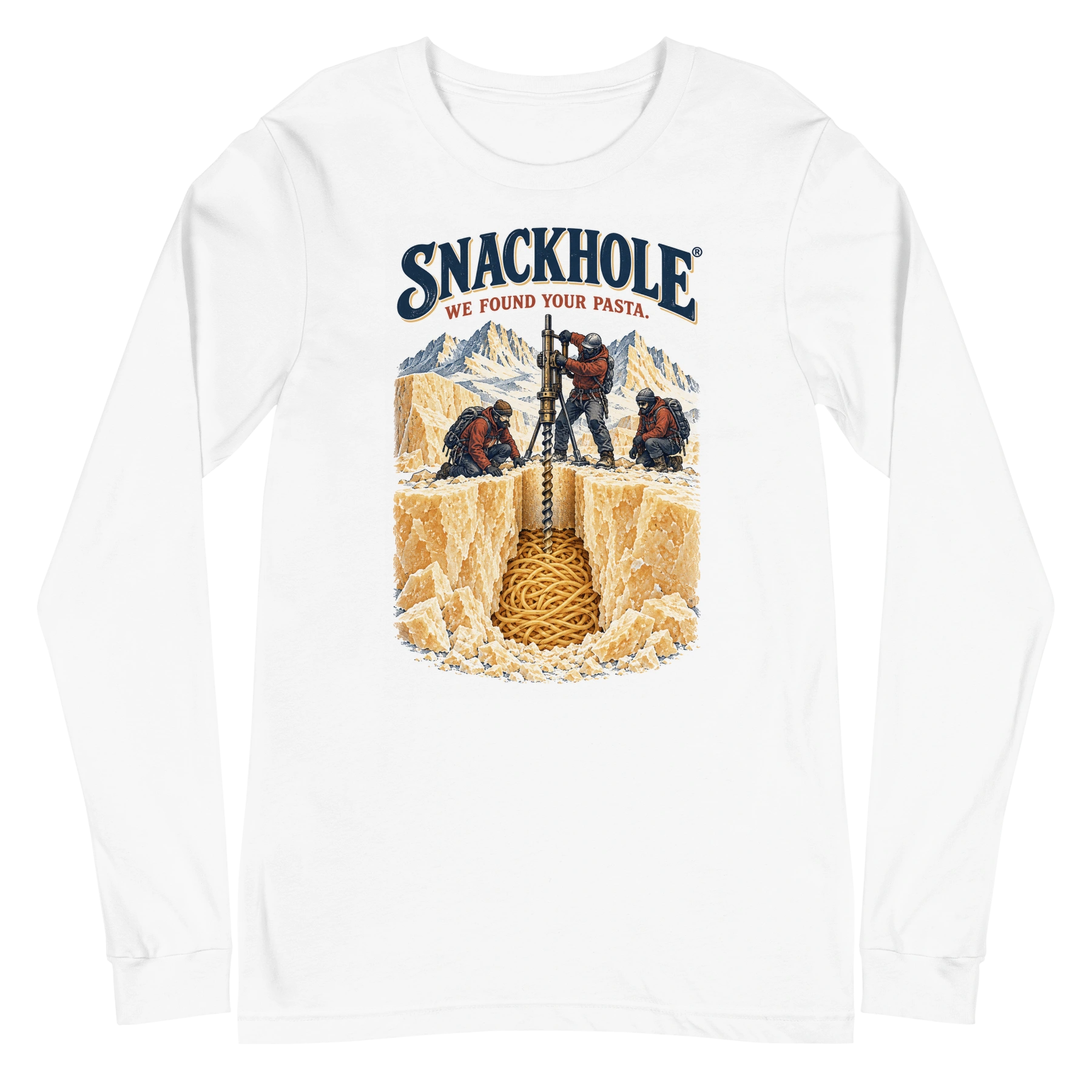 The Core Sample — Long-sleeve T-shirt — Front