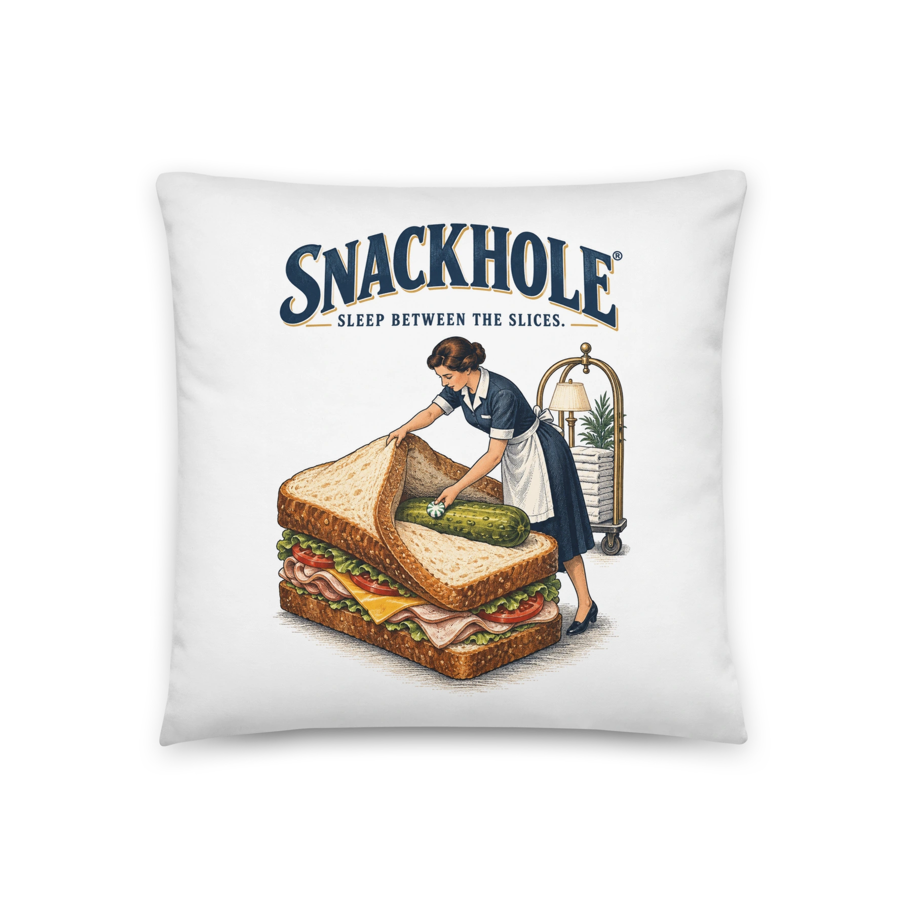 Turndown Sandwich — 18-inch pillow — Front