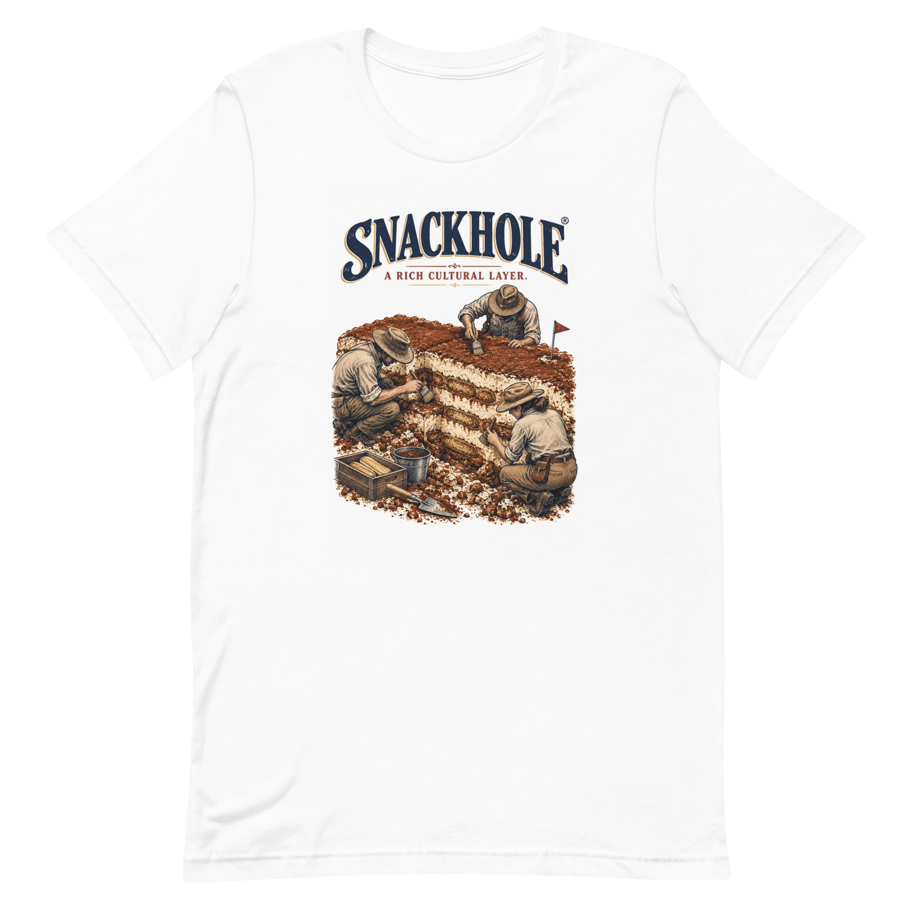 Tiramisu Excavation — T-shirt — Front