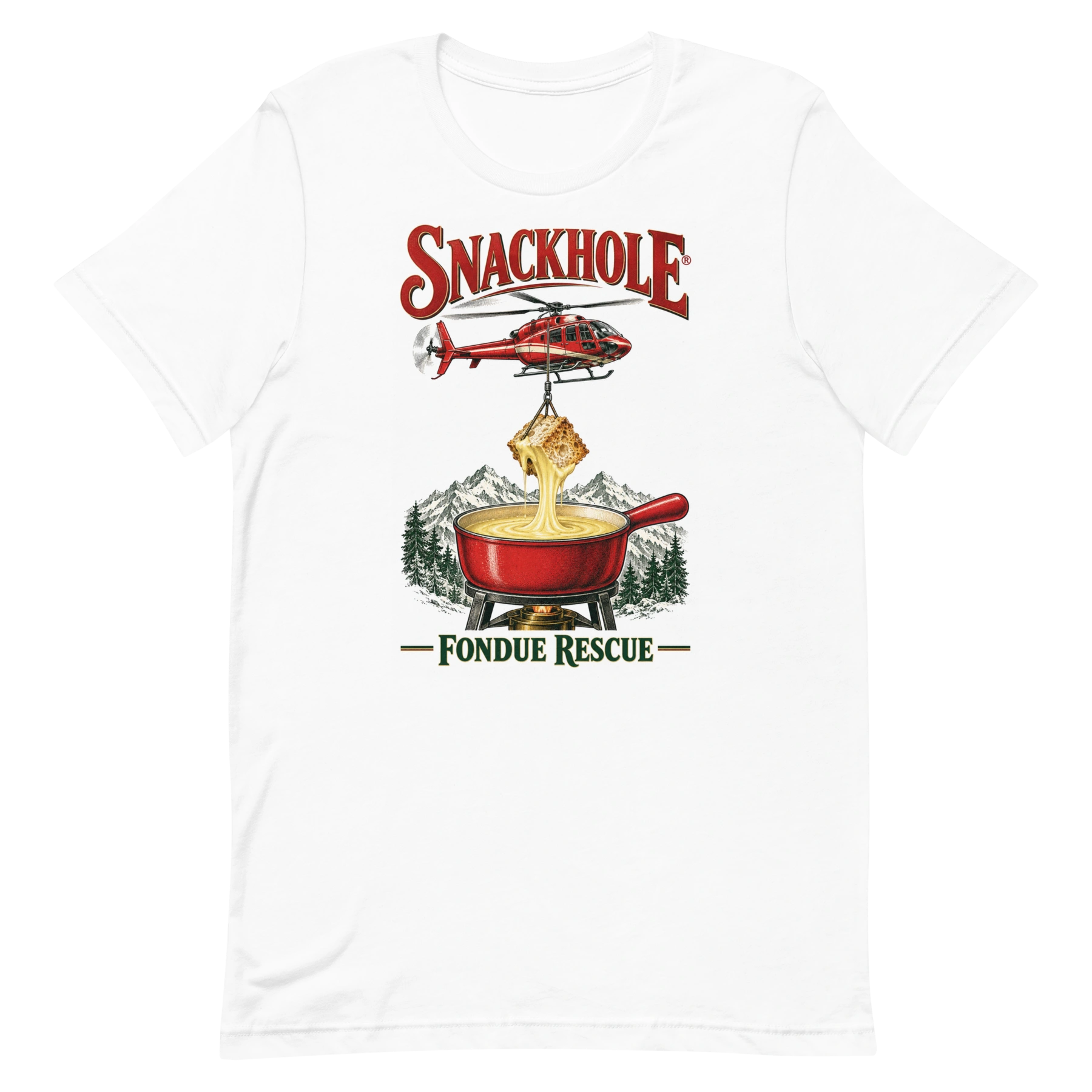 Fondue Rescue — T-shirt — Front