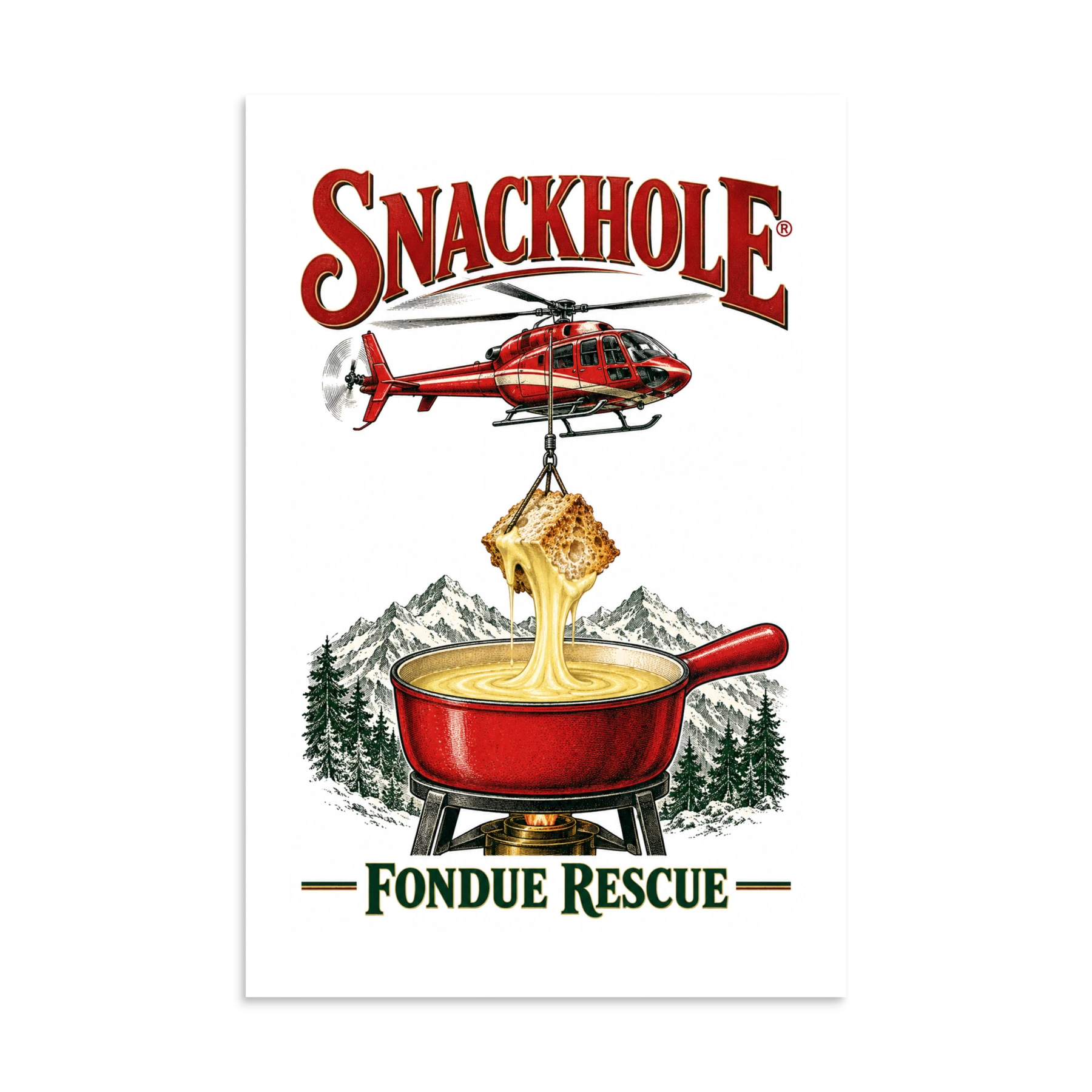 Fondue Rescue — Poster — Front