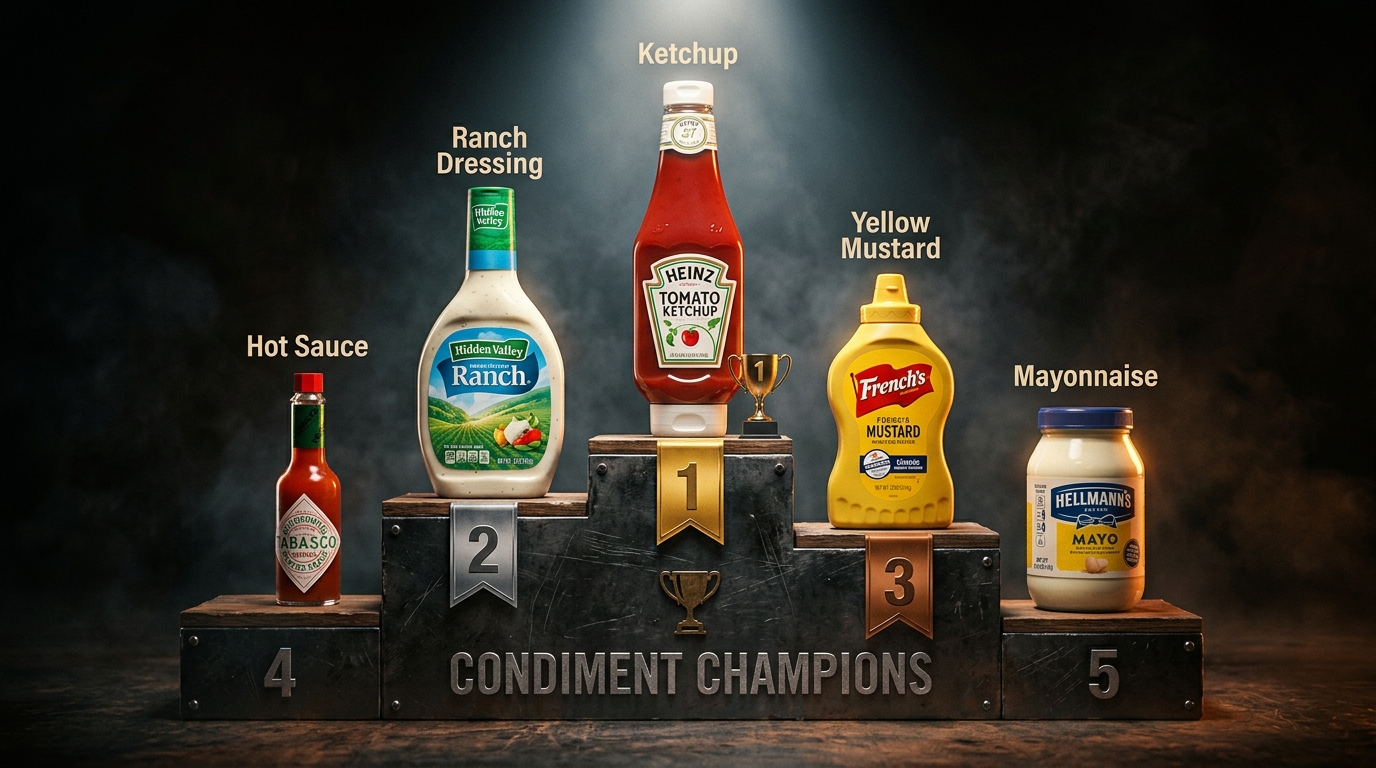 The Complete Condiment Power Rankings