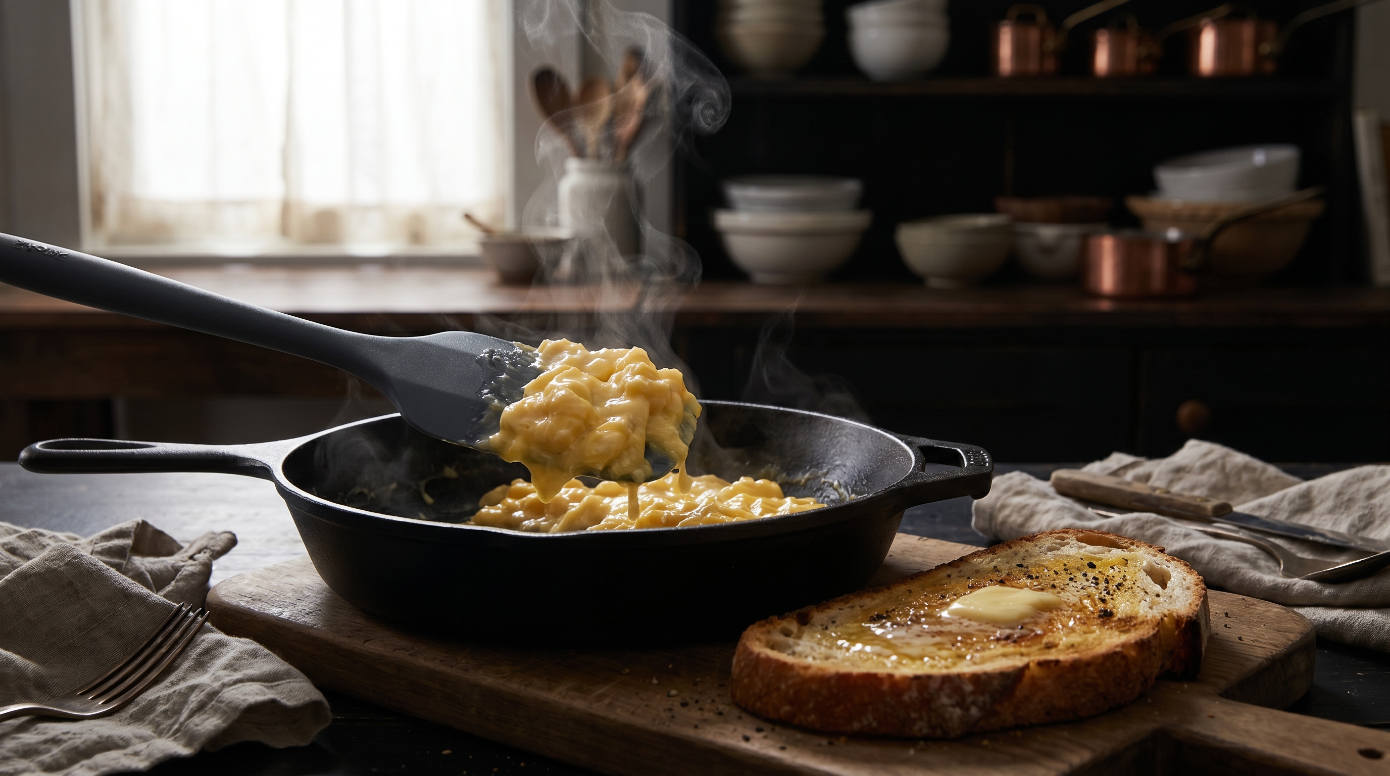 Why Your Scrambled Eggs Go Rubbery the Second You Look Away