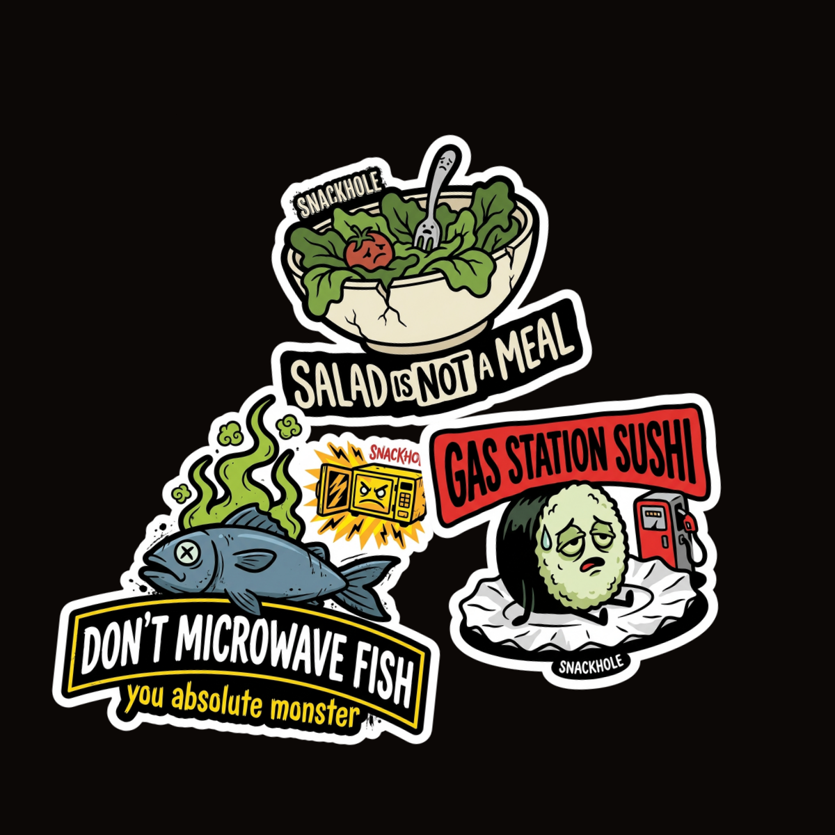 Catchphrase Sticker 3-Pack